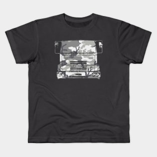 Bedford TM 1980s classic heavy lorry urban camouflage Kids T-Shirt